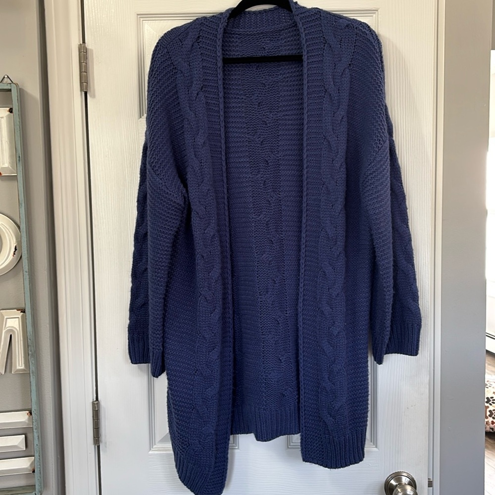 Womens Oversized Chunky Cardigan
